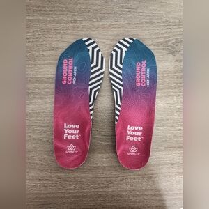 Spenco Ground Control Shoe Insoles for Women and Men, High Arch, Women's 9-10